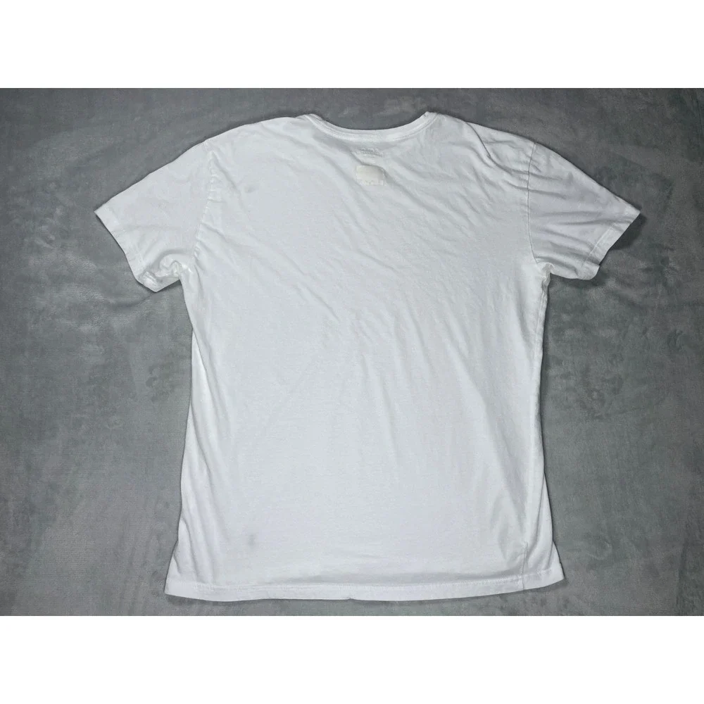 Polo Ralph Lauren T Shirt Men XL White Slim Fit Pony Logo Short Sleeve Cotton